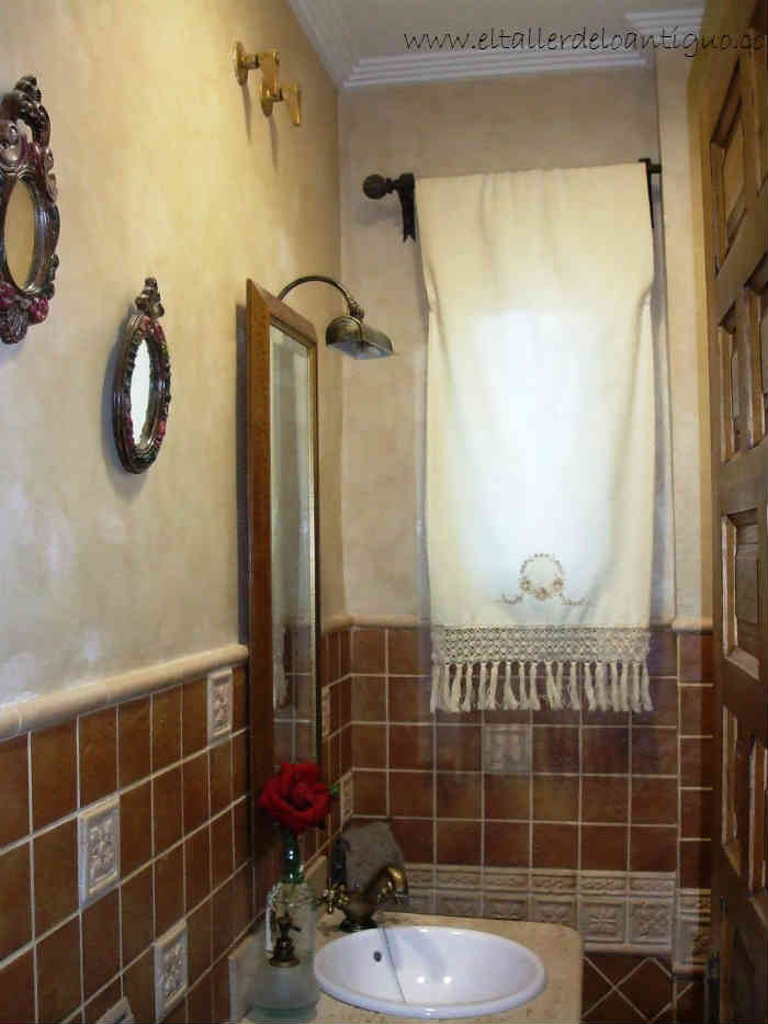 **Pintar llaves de paso y desagüe aseo - El Taller de lo Antiguo